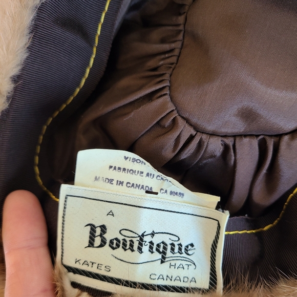 VINTAGE - Fur beret - Picture 4 of 5